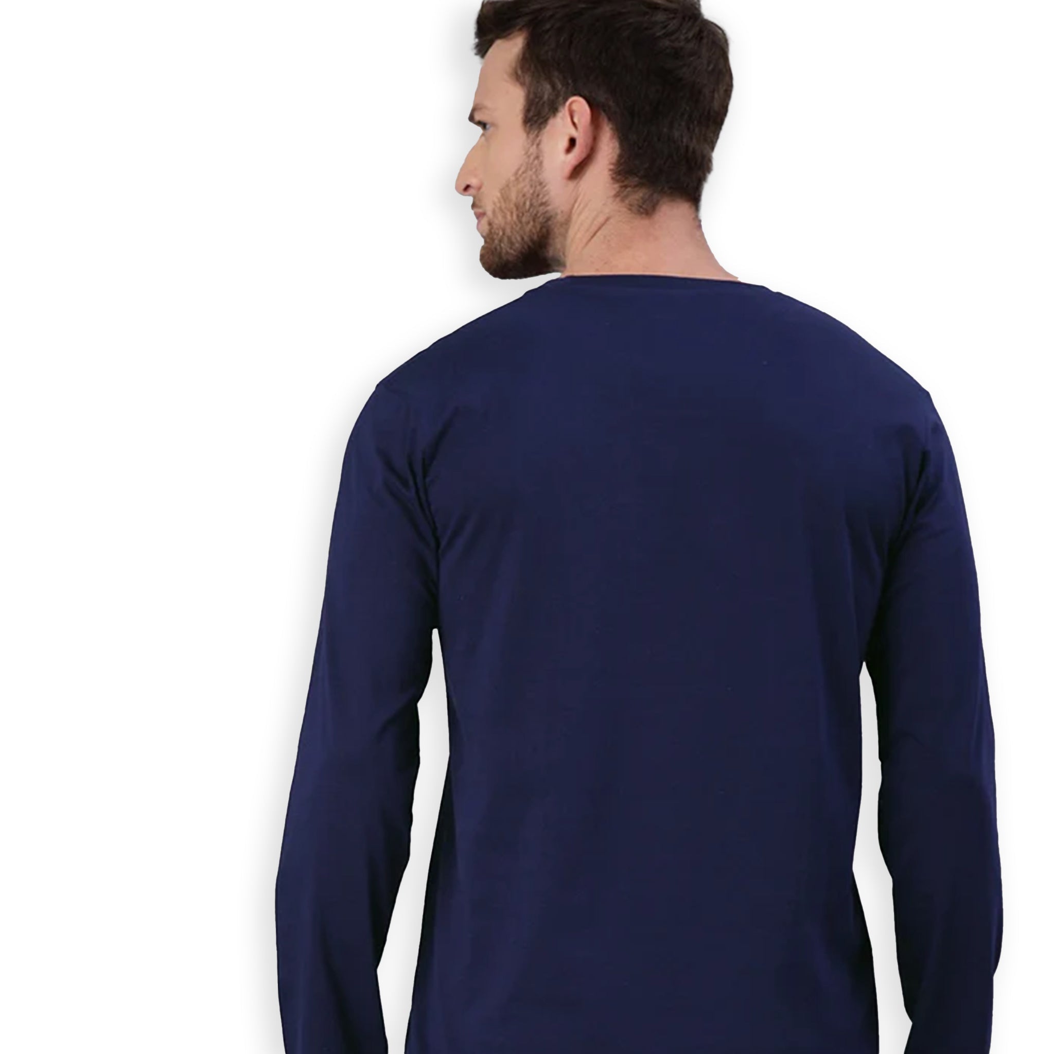 Bizzar's Navy Blue Full Sleeve T-Shirt