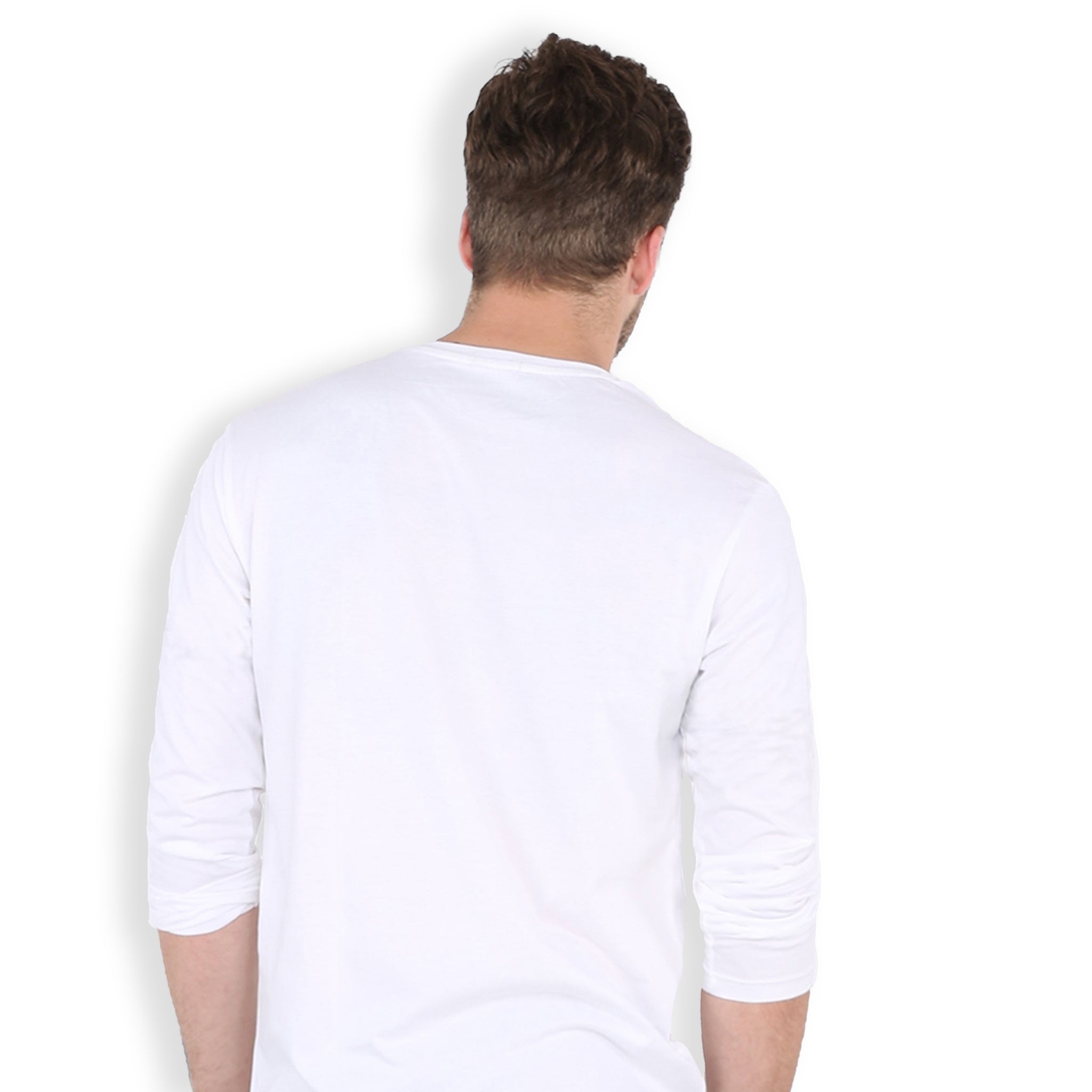 Bizzar's White Full Sleeve T-Shirt