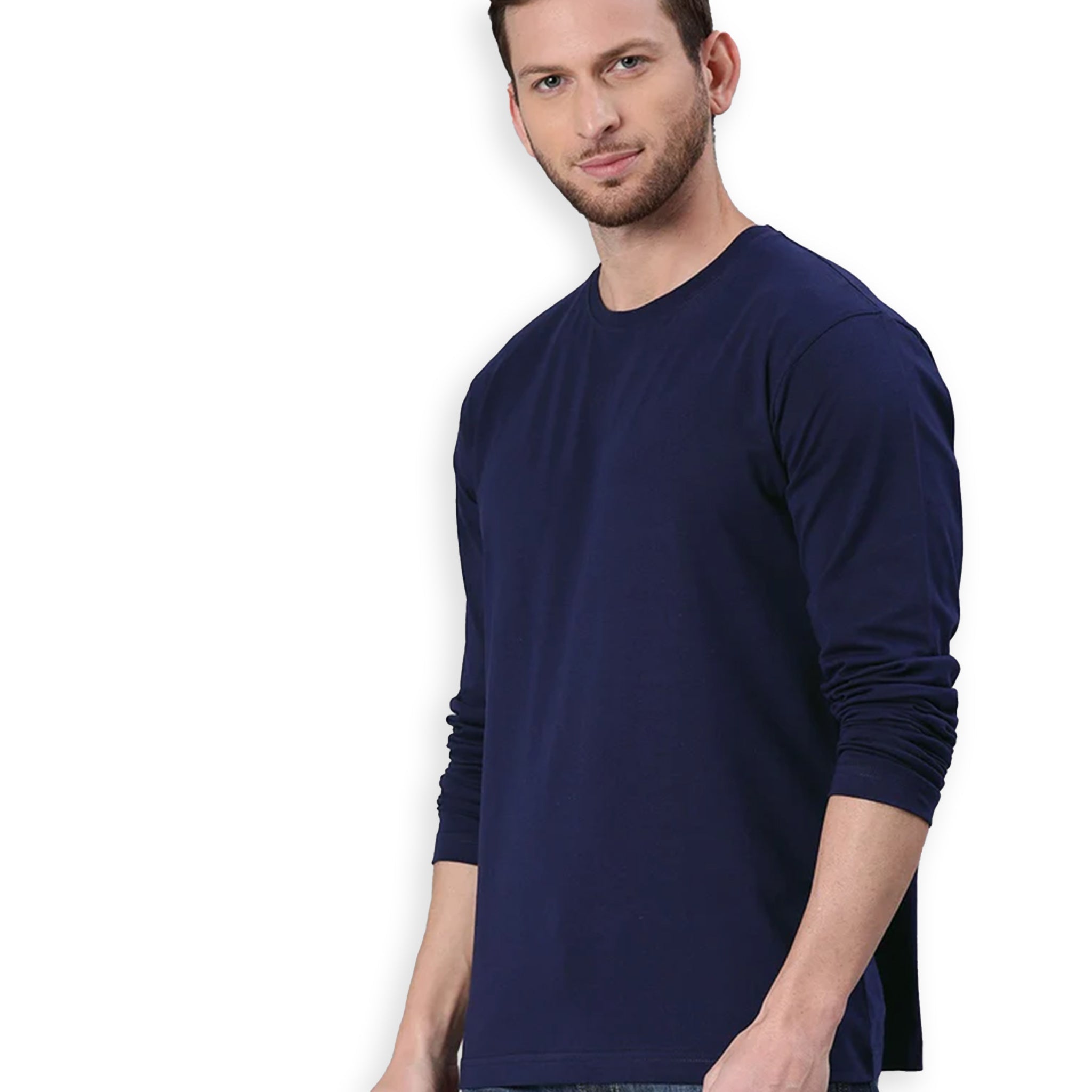 Bizzar's Navy Blue Full Sleeve T-Shirt