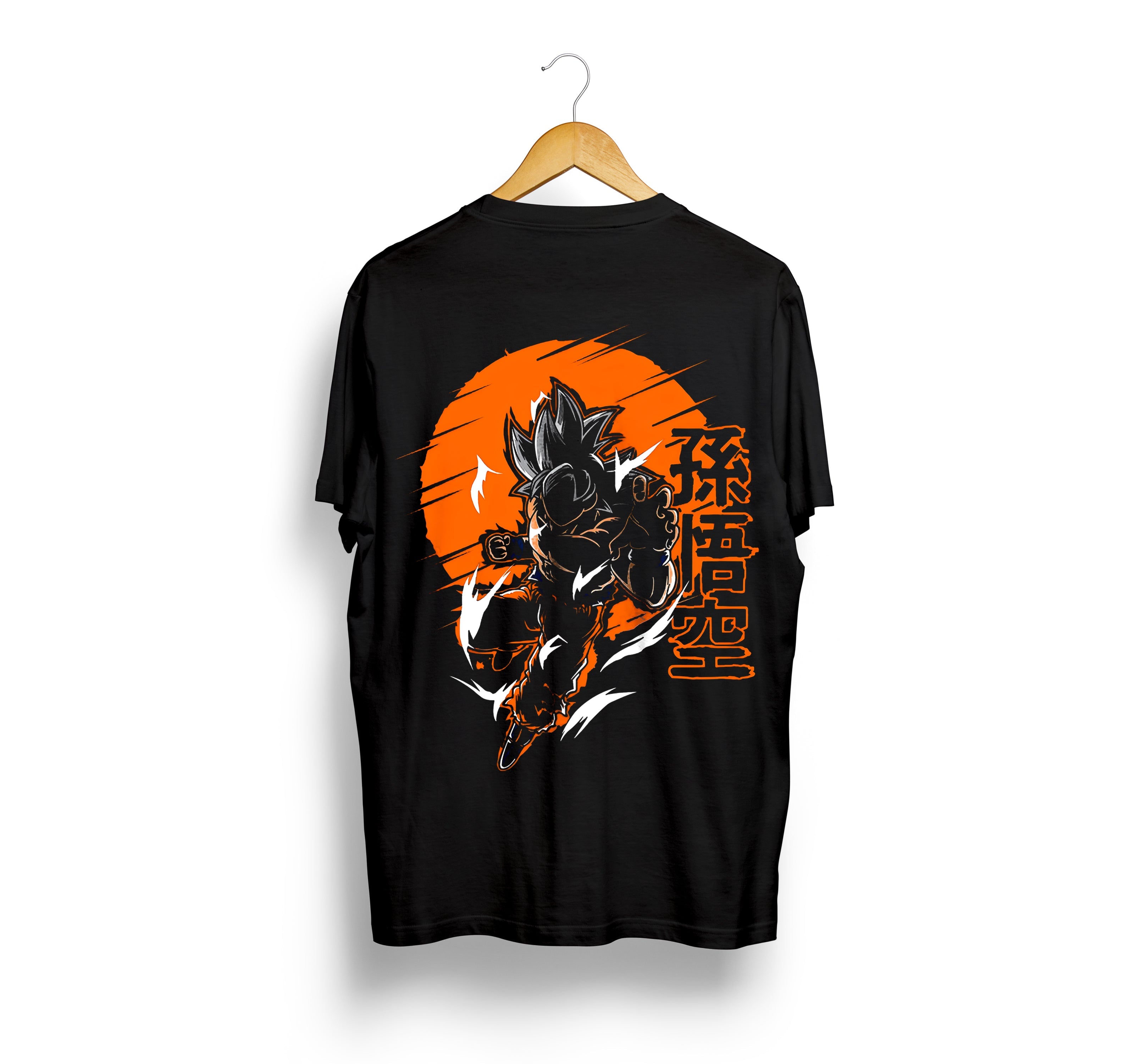 Bizzar's Goku Ultra Instinct Black Oversized T-Shirt