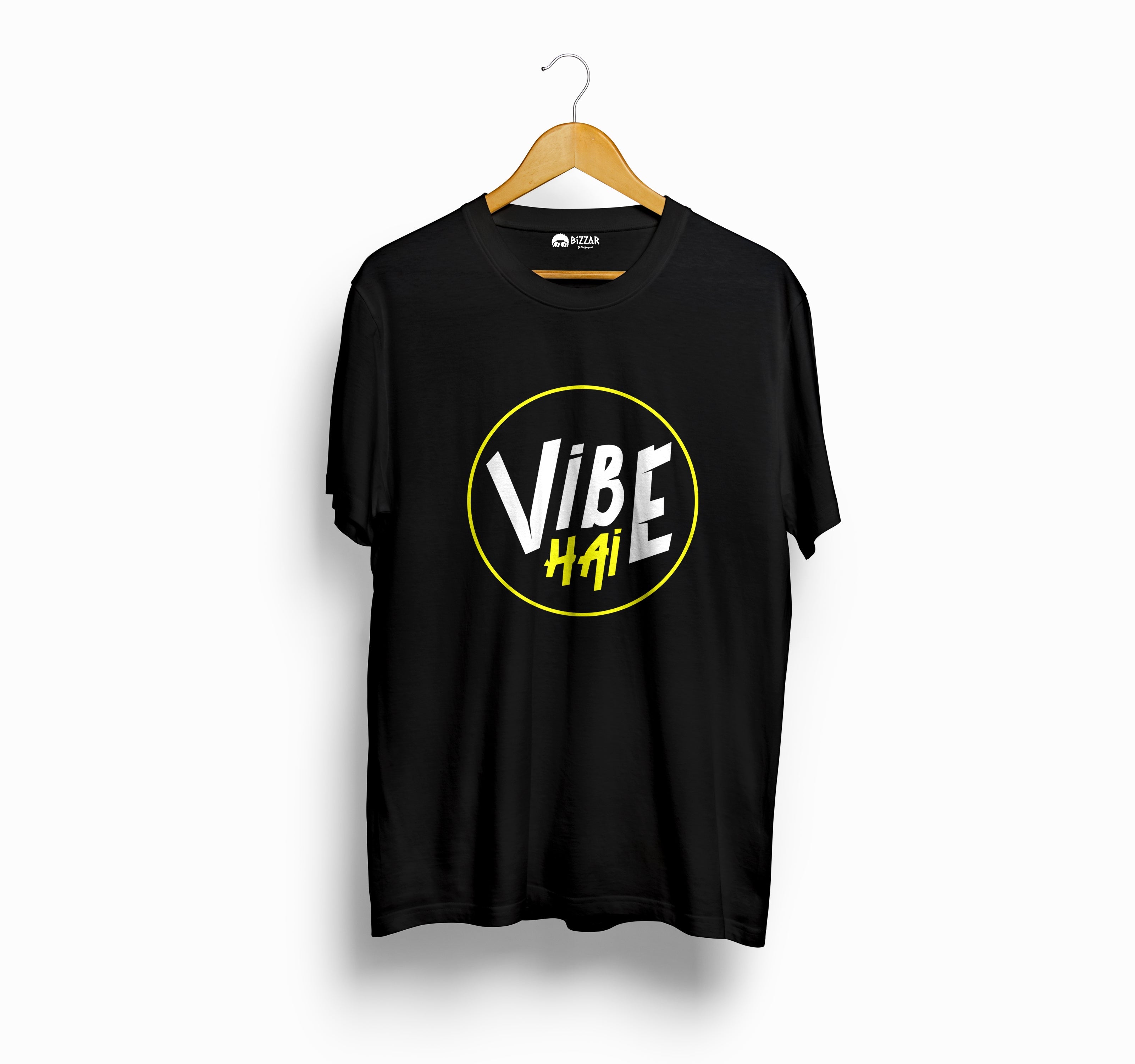 Bizzar's Vibe Hai Black T-Shirt