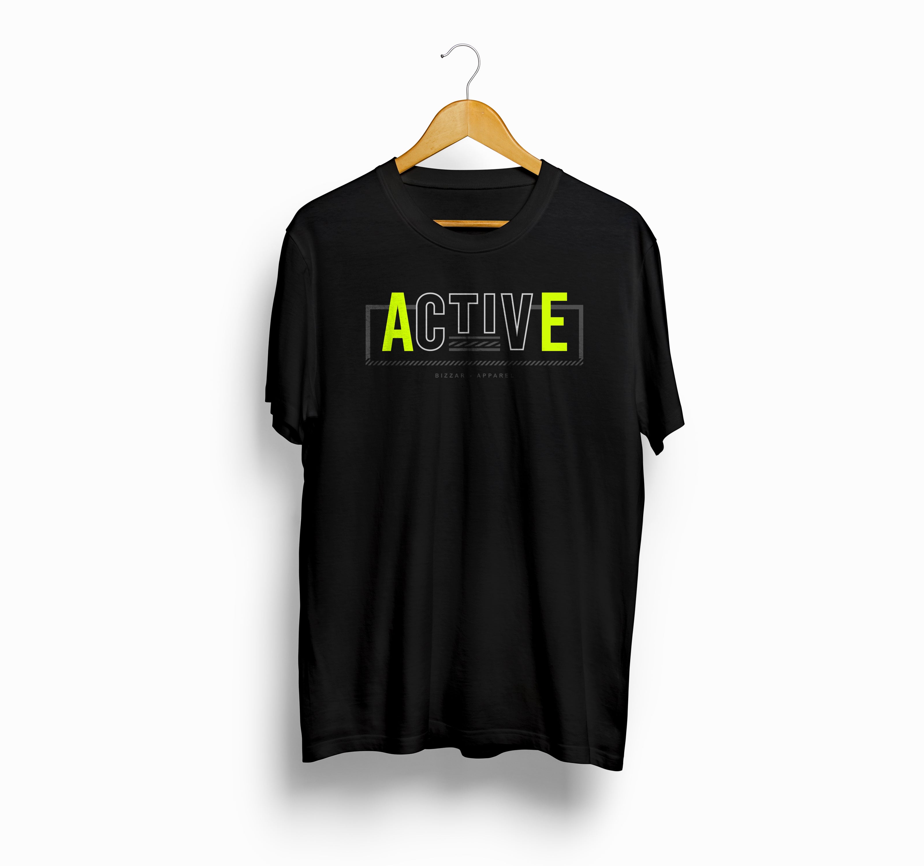 Active Black Oversized T-Shirt