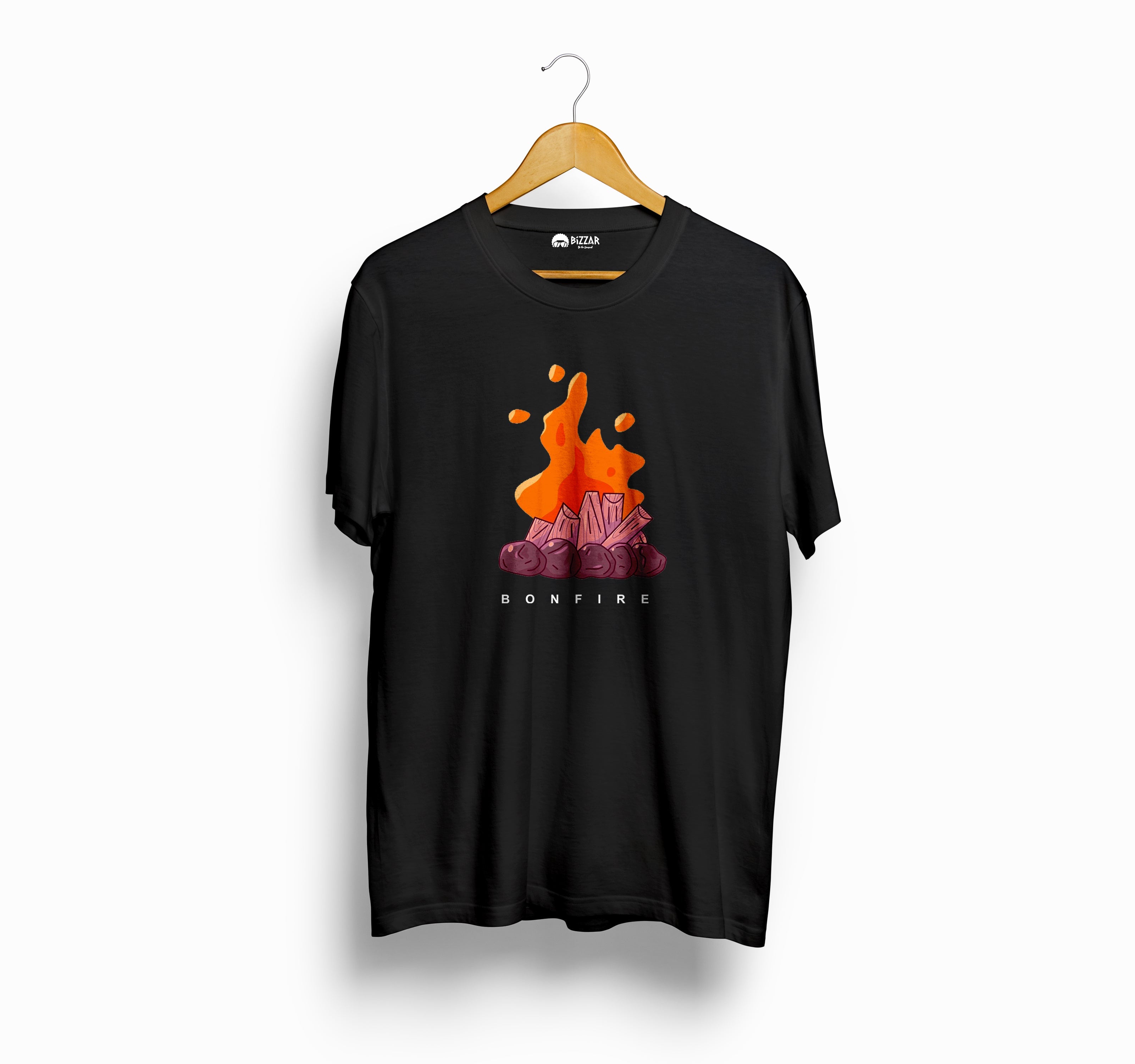 Bizzar's Bonfire Black T-Shirt