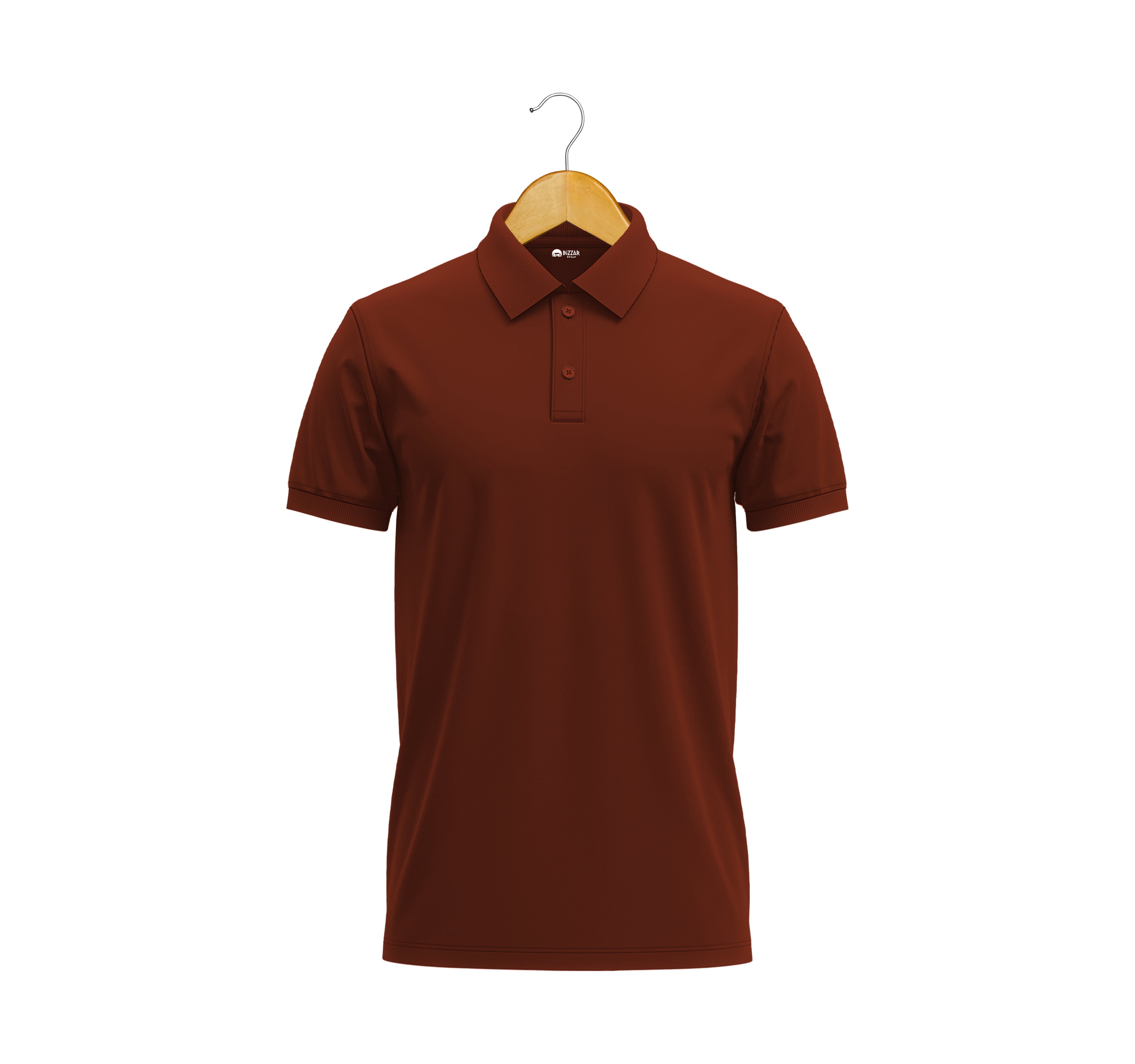 Polo Half Sleeve Brick Red T-Shirt