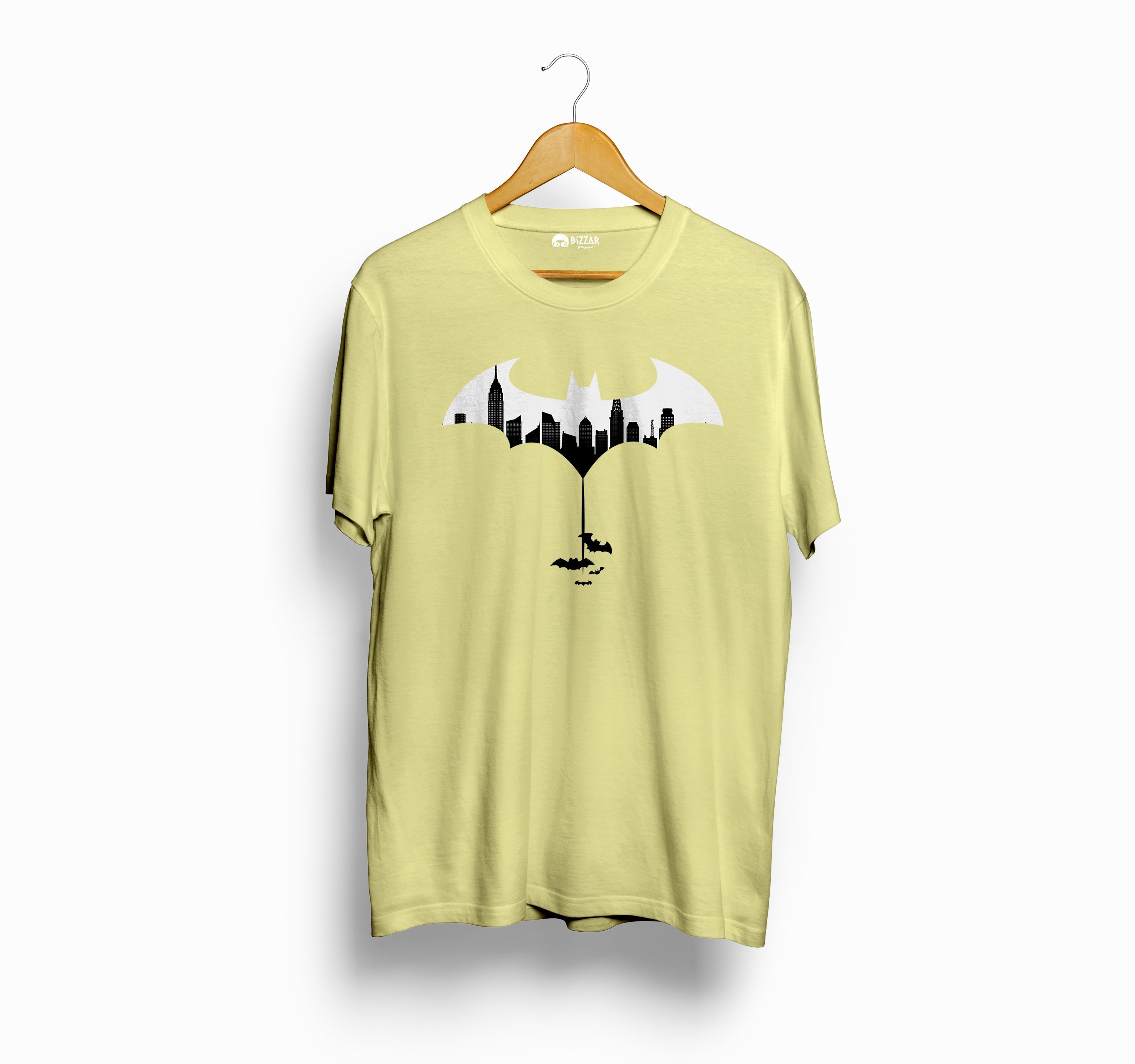 Bizzar's Bat City Butter Yellow T-Shirt