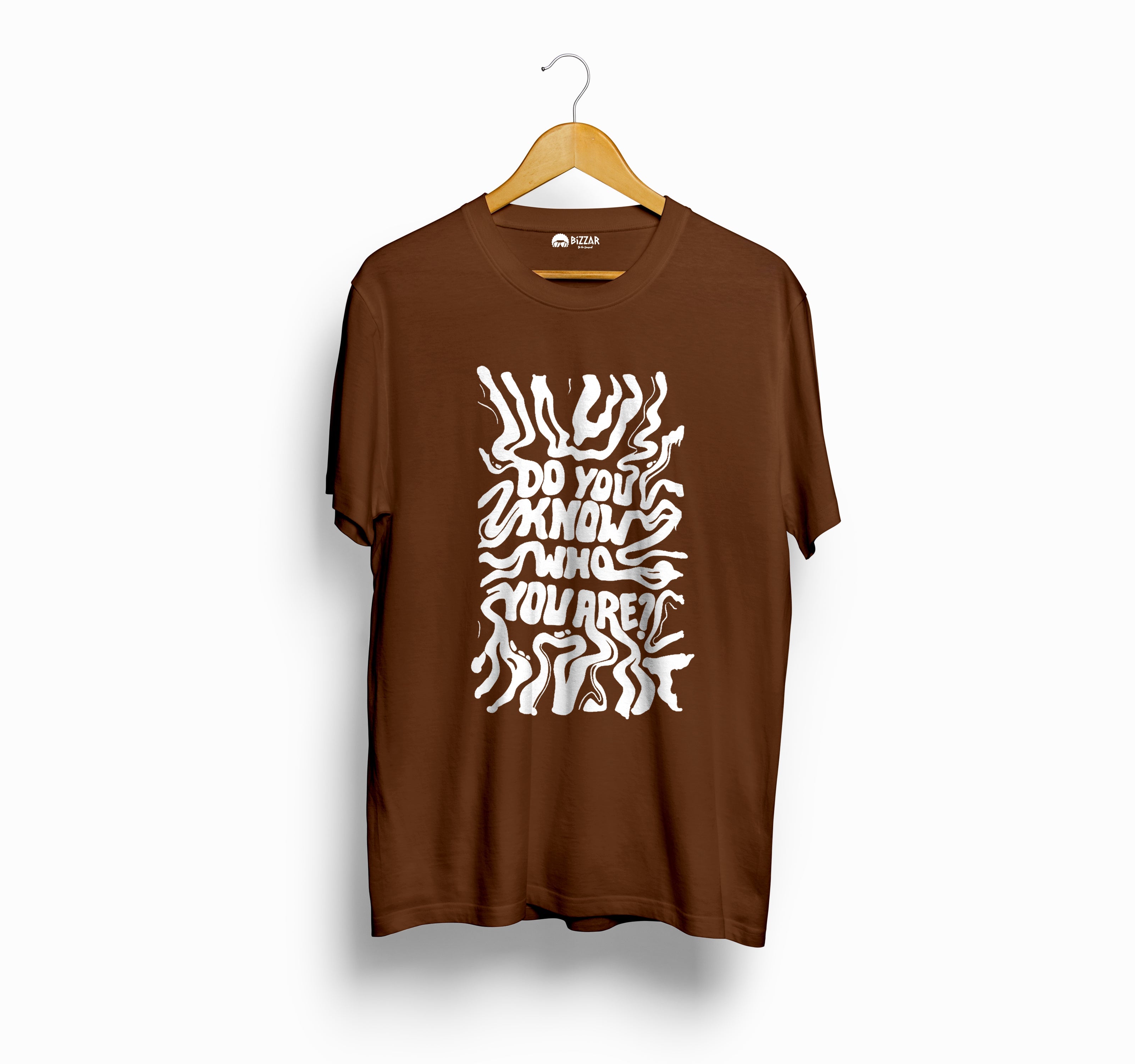 Bizzar's Do You Know Coffee Brown T-Shirt