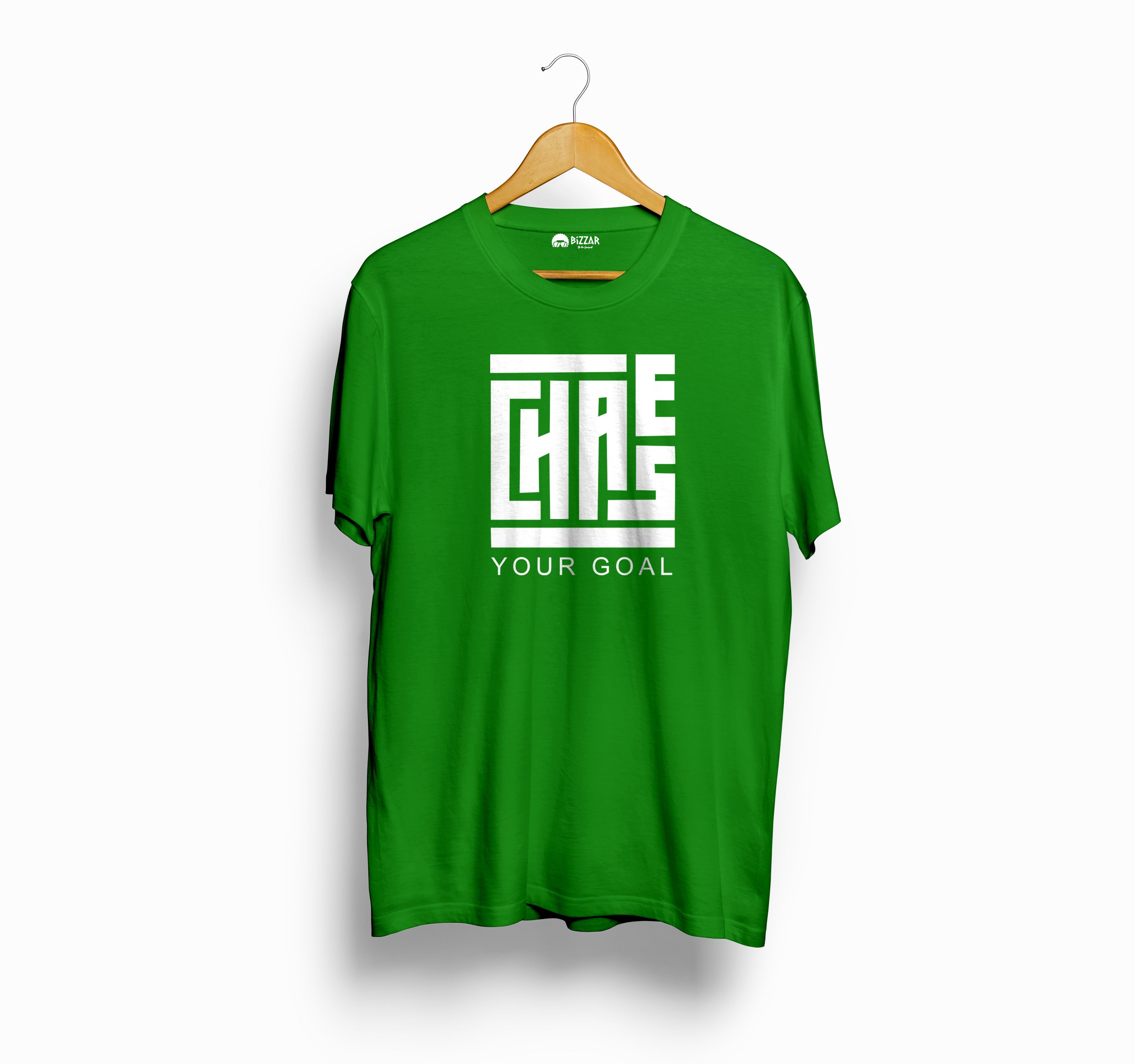 Bizzar's Chase Your Goal Flag Green T-Shirt
