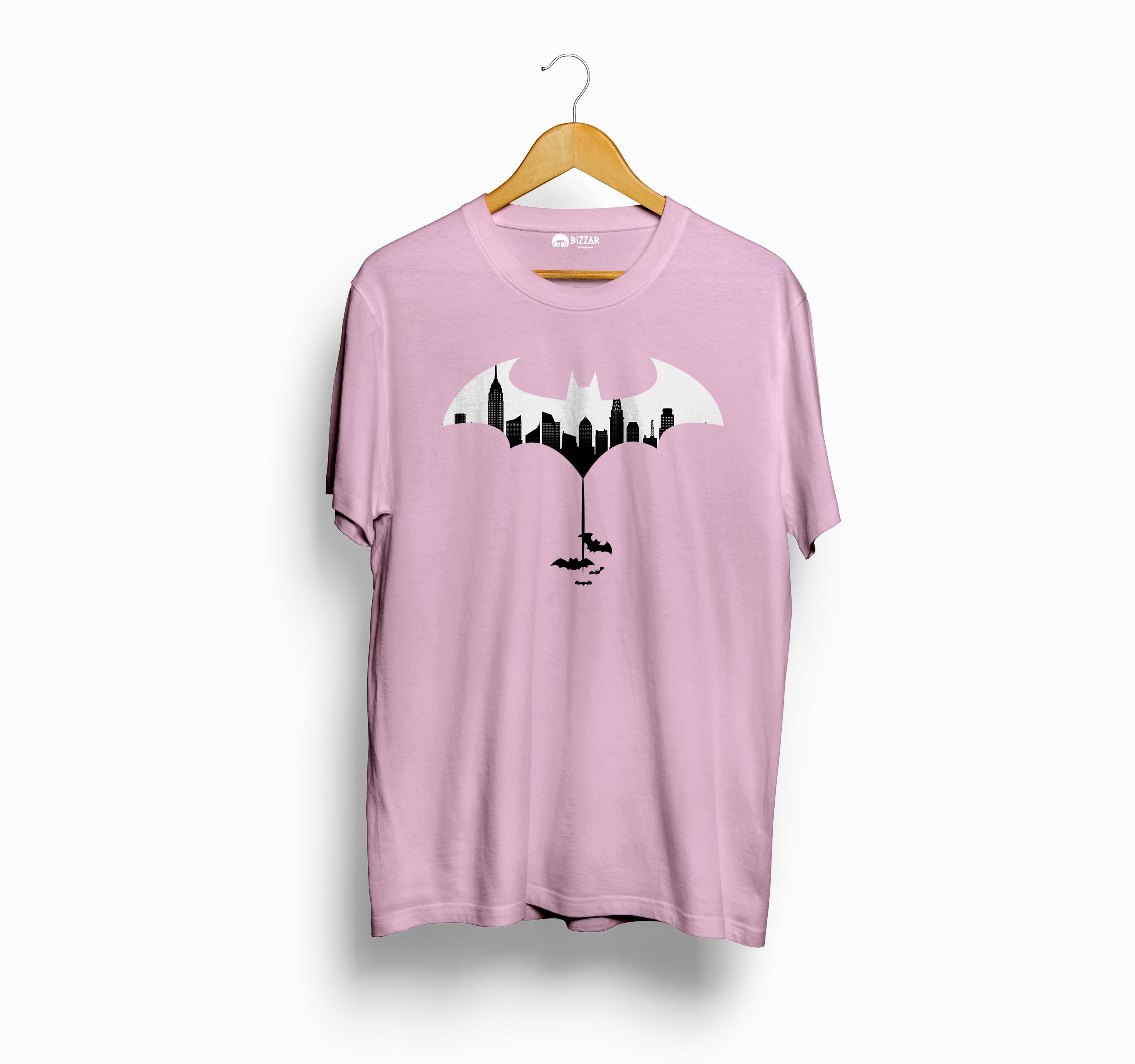 Bizzar's Bat City Light Pink T-Shirt