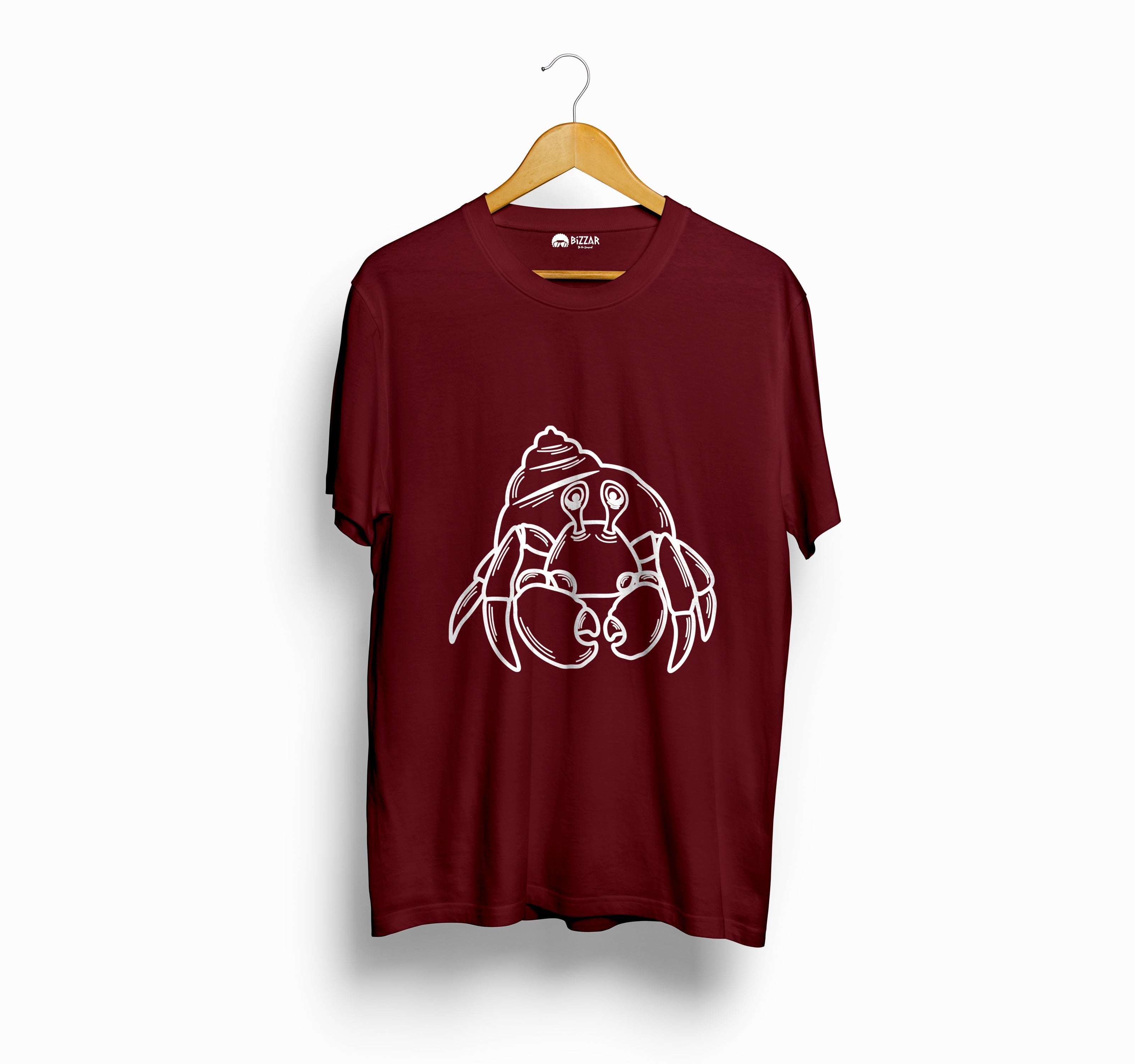 Bizzar's Crab Maroon T-Shirt