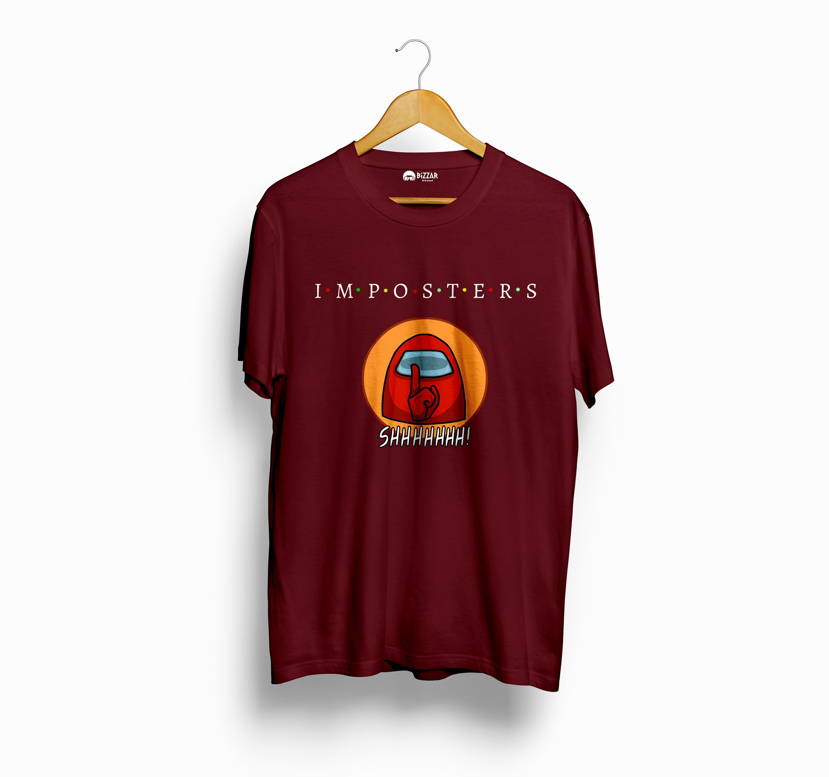 Bizzar Imposters Maroon T-Shirt