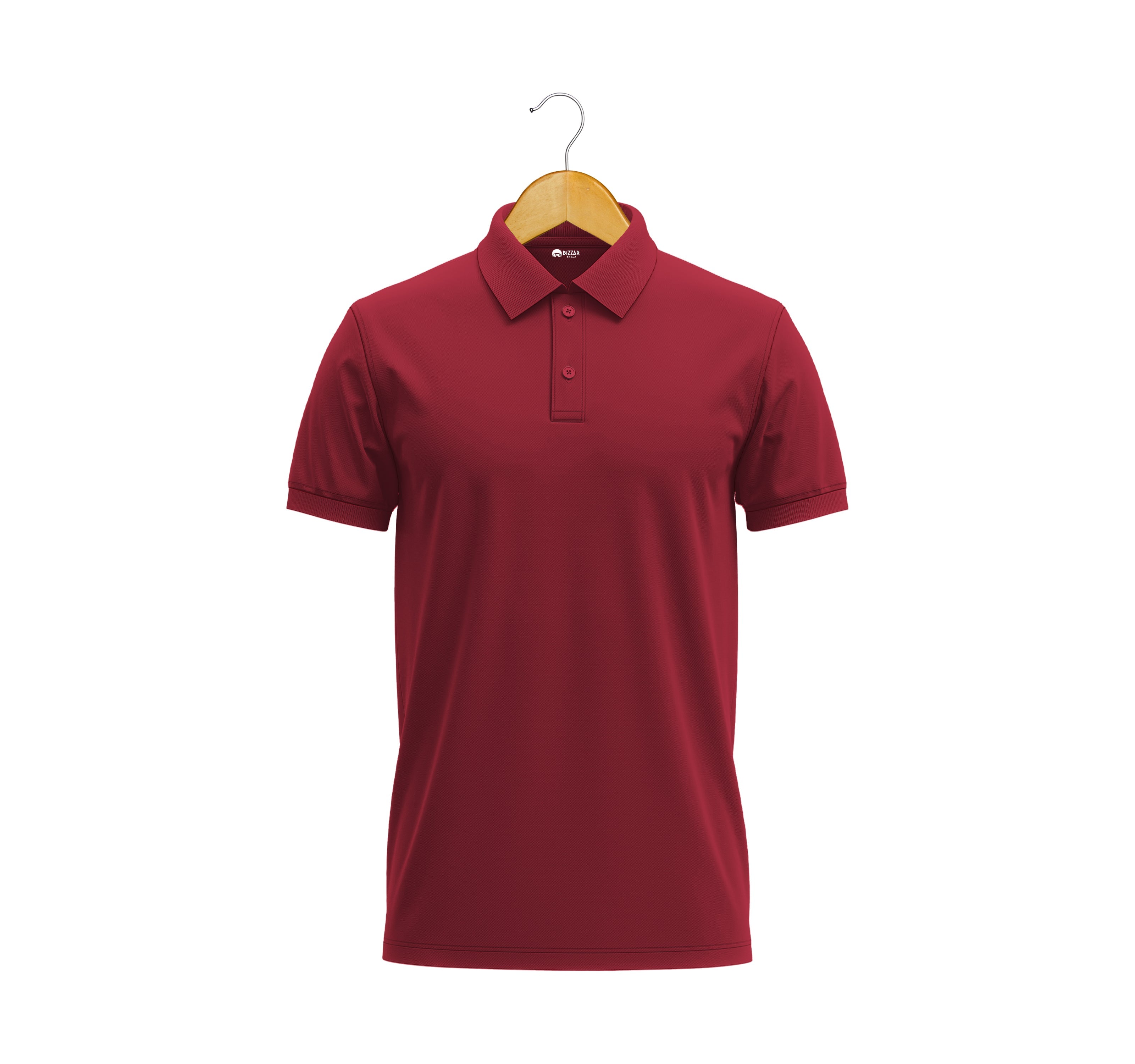 Polo Half Sleeve Maroon T-Shirt