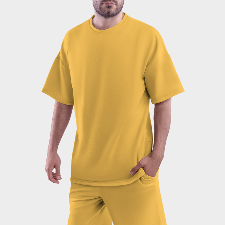 Bizzar's Mustard Yellow Oversized T-Shirt