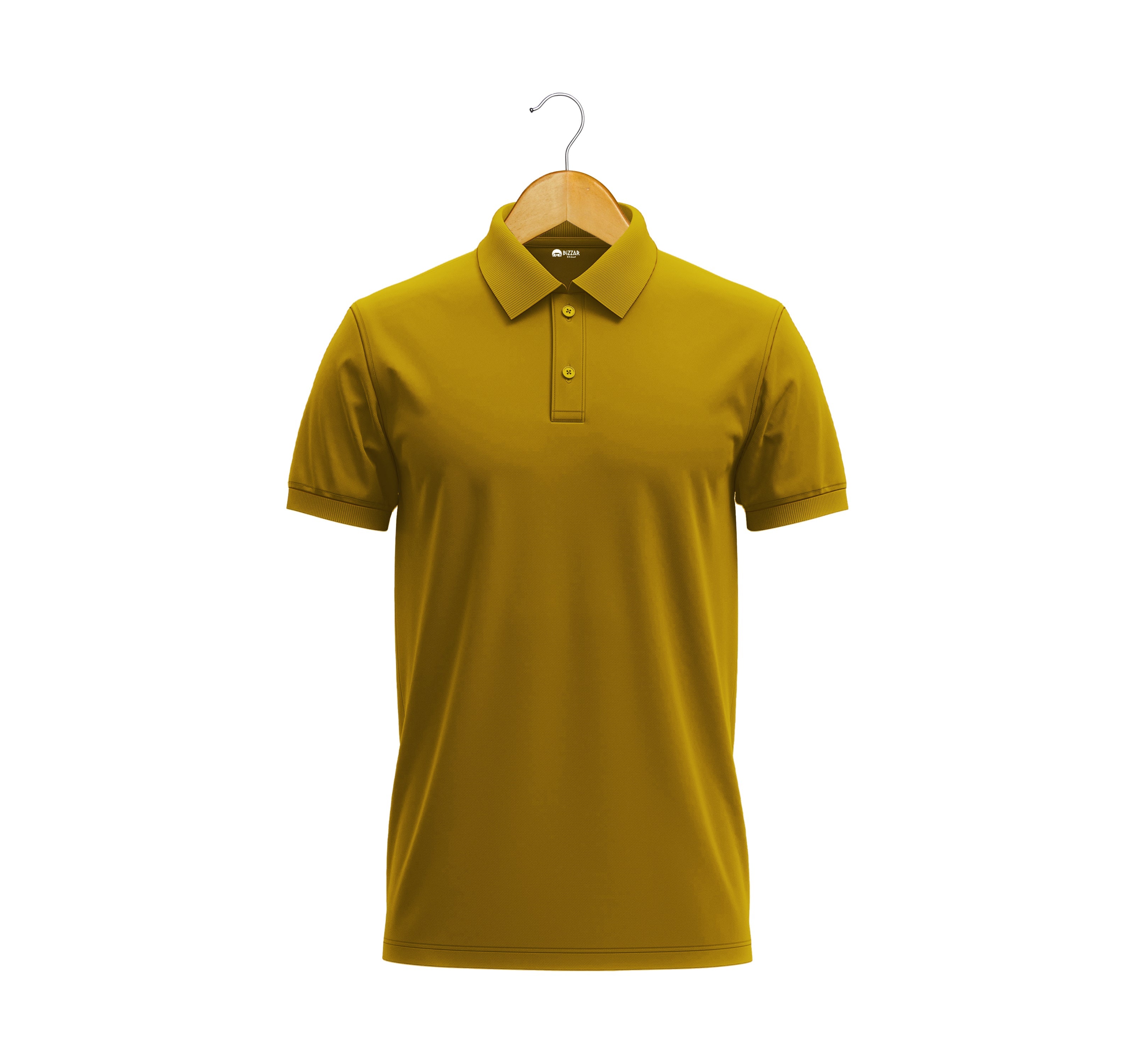 Polo Half Sleeve Mustard Yellow T-Shirt