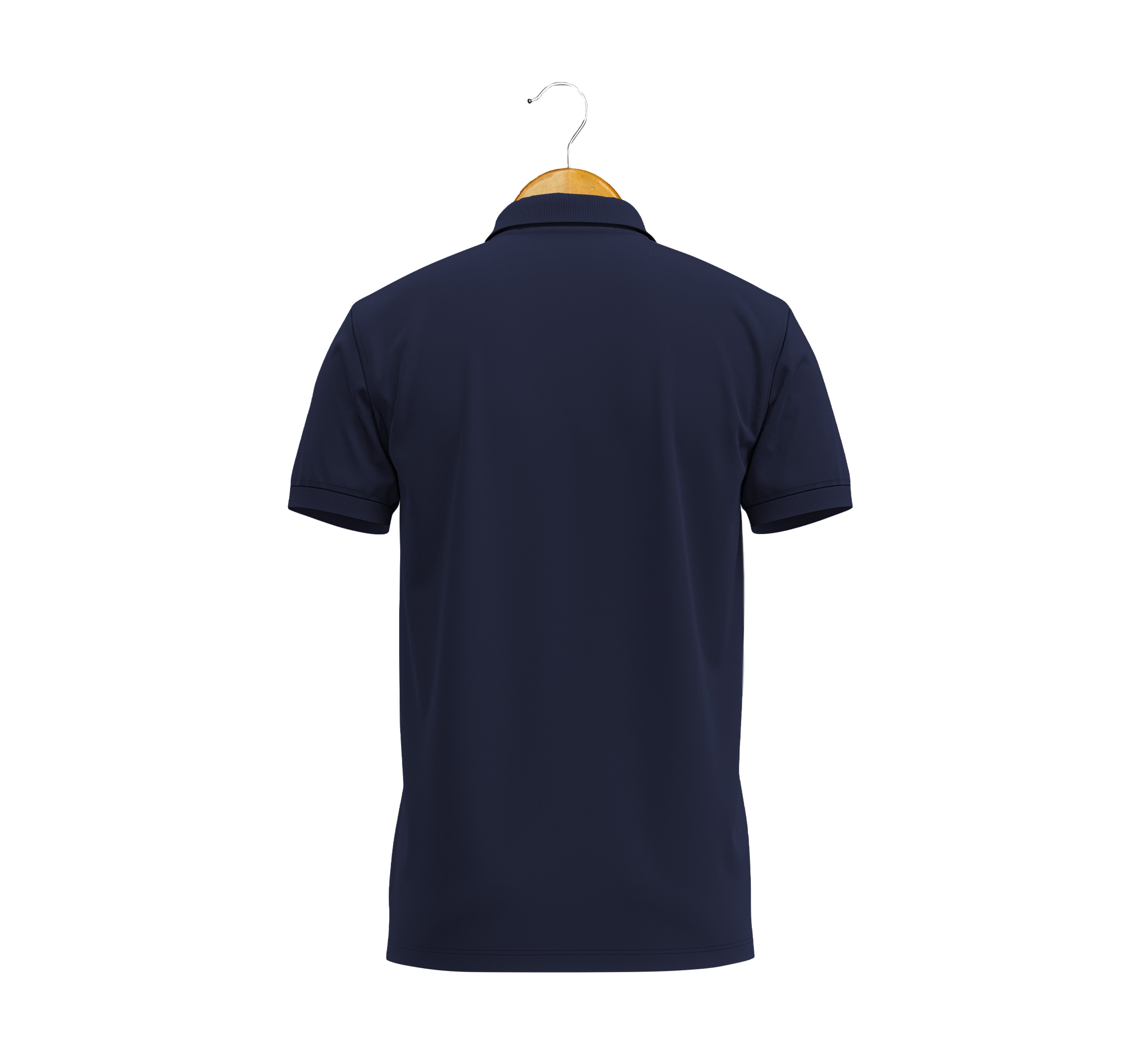 Polo Half Sleeve Navy Blue T-Shirt Back