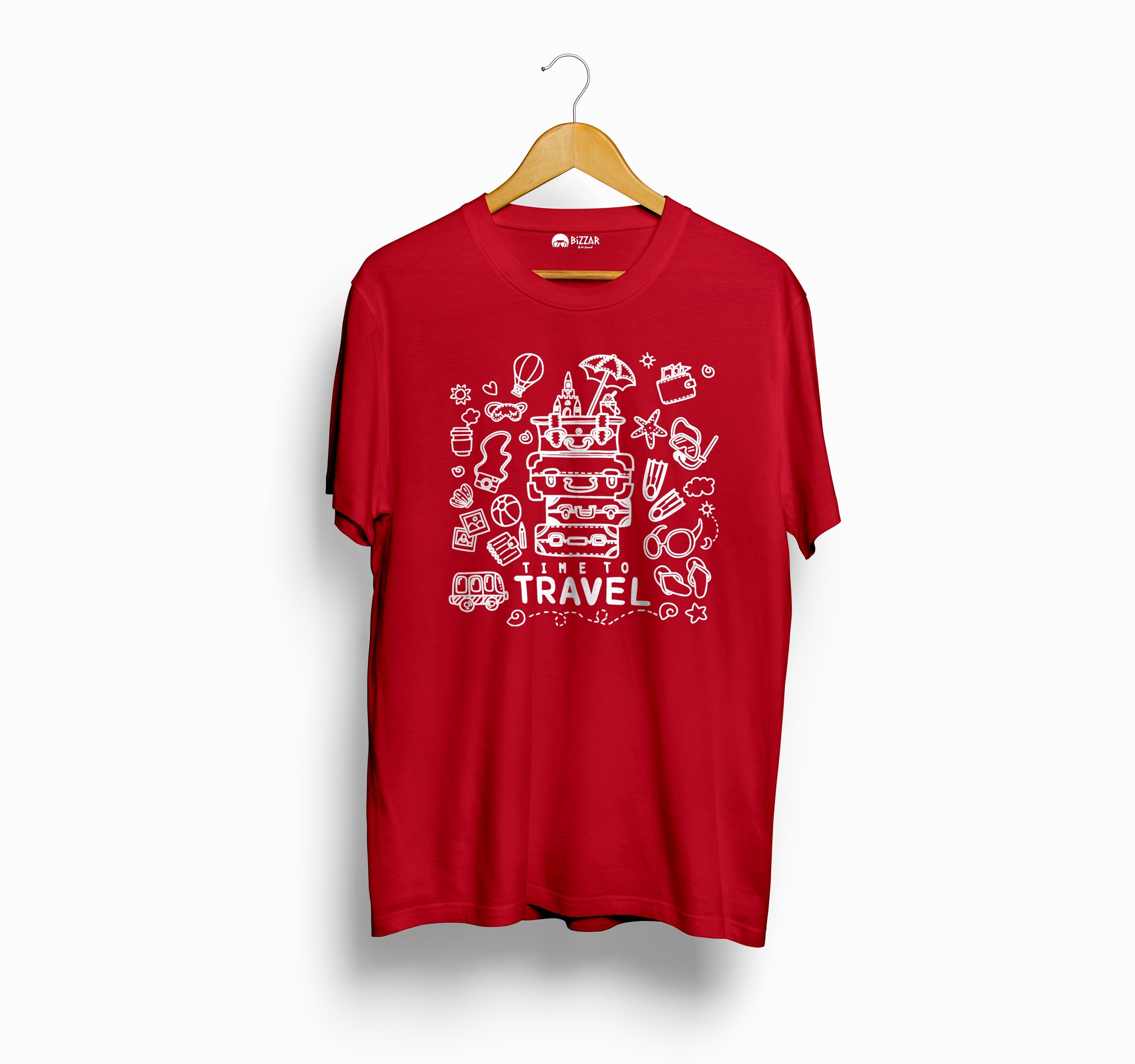 Bizzar's Time to Travel Red T-Shirt