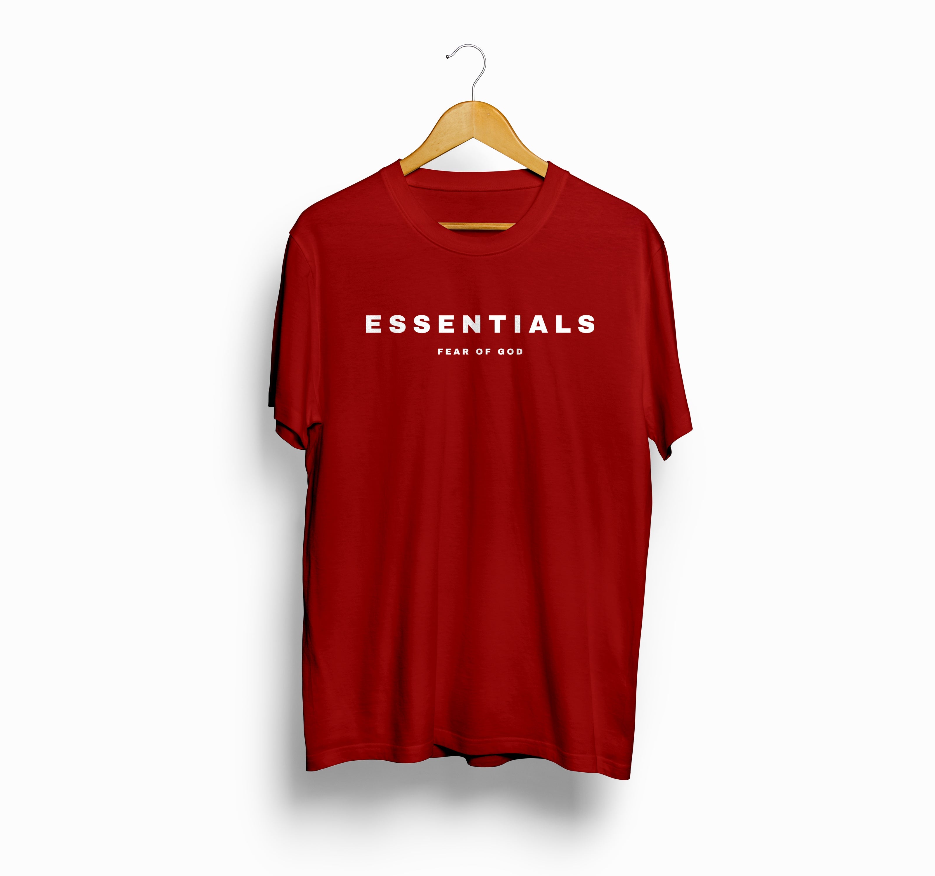 Bizzar's Essentials Red Oversized T-Shirt