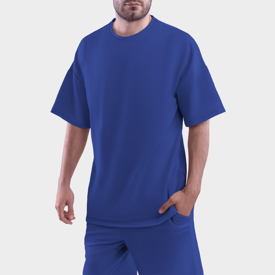 Bizzar's Royal Blue Oversized T-Shirt