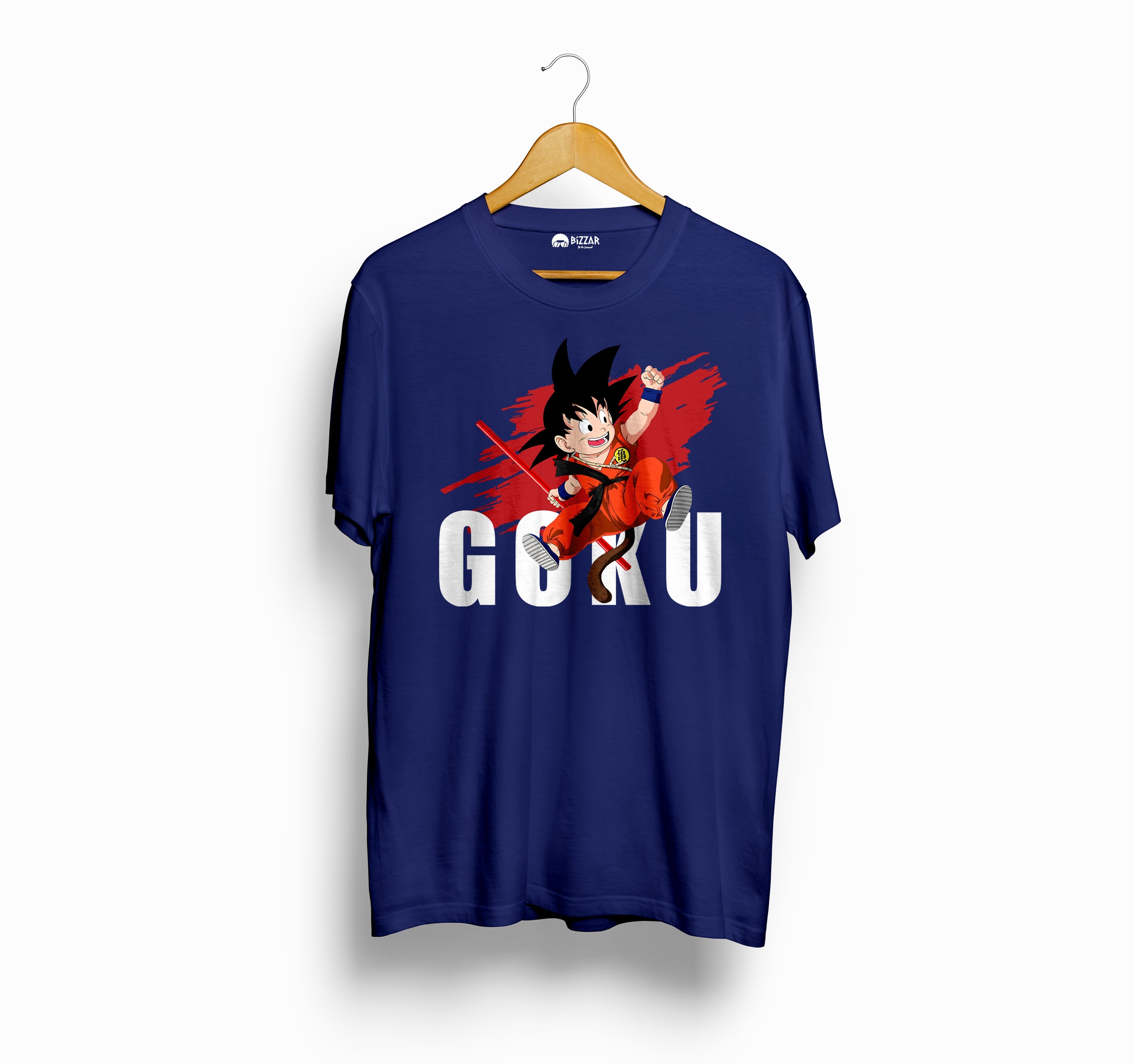 Bizzar's Junior Goku Royal Blue T-Shirt