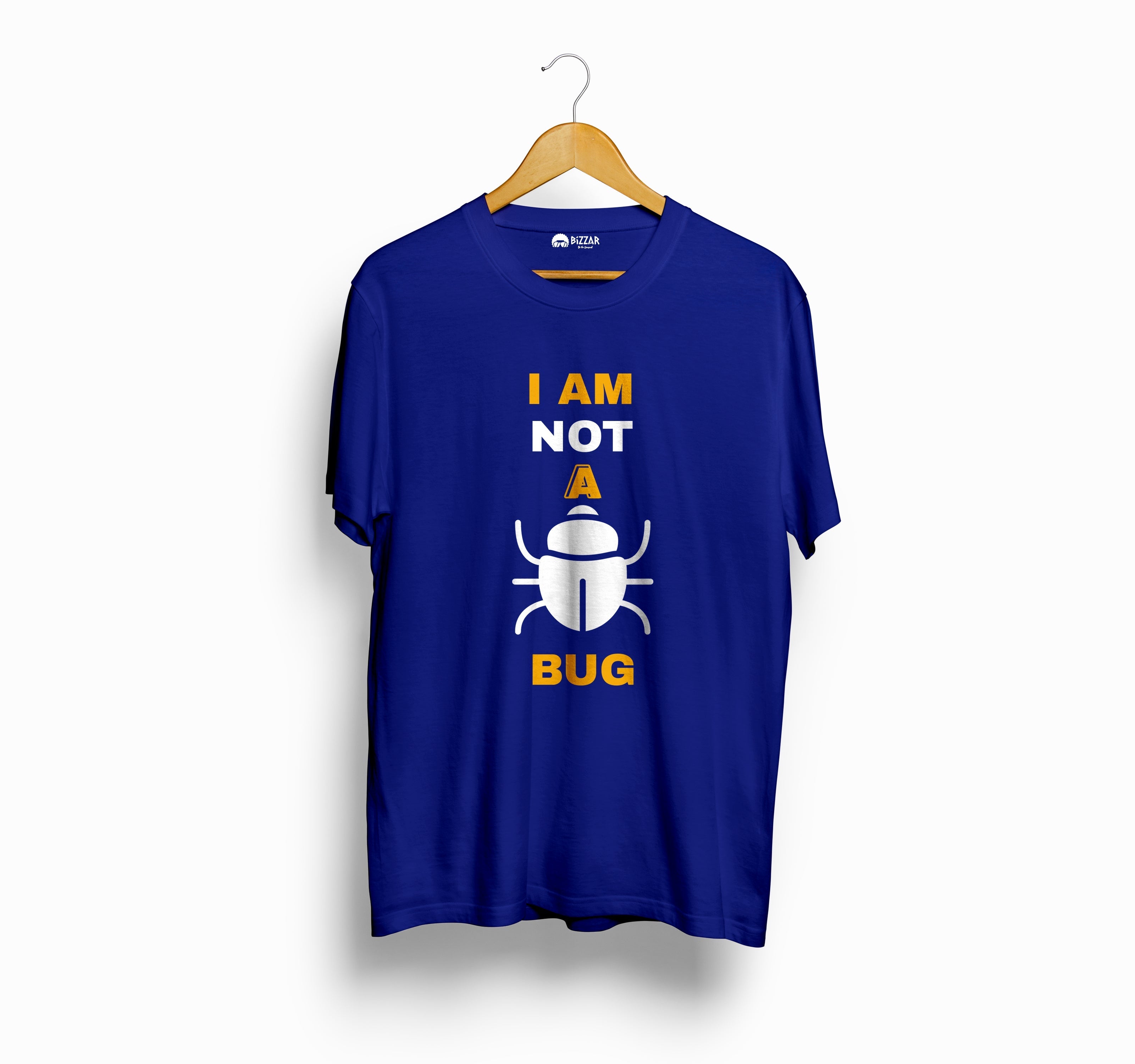 Bizzar Not a Bug Royal Blue T-shirt
