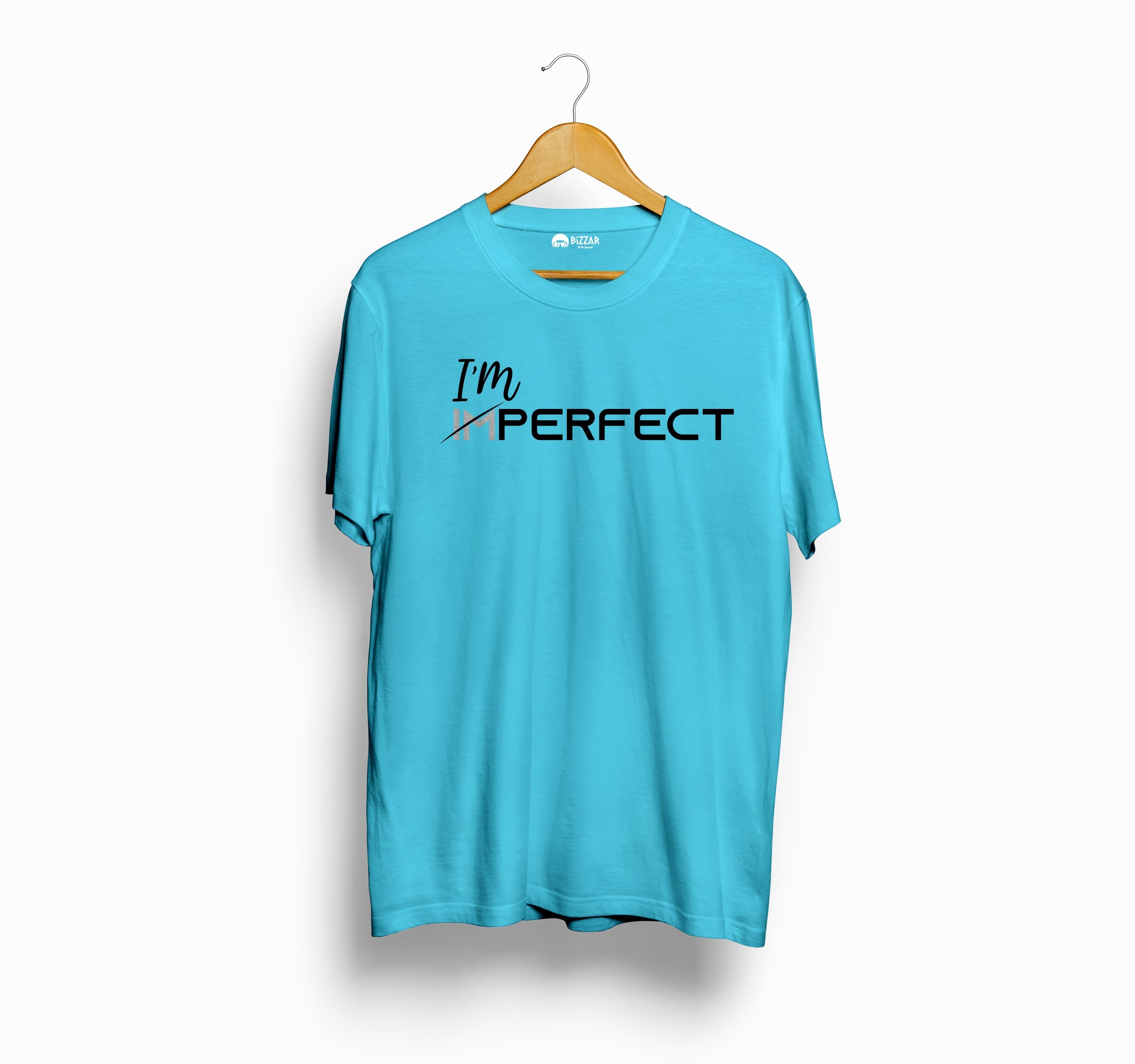Bizzar I'M Perfect Sky Blue T-Shirt