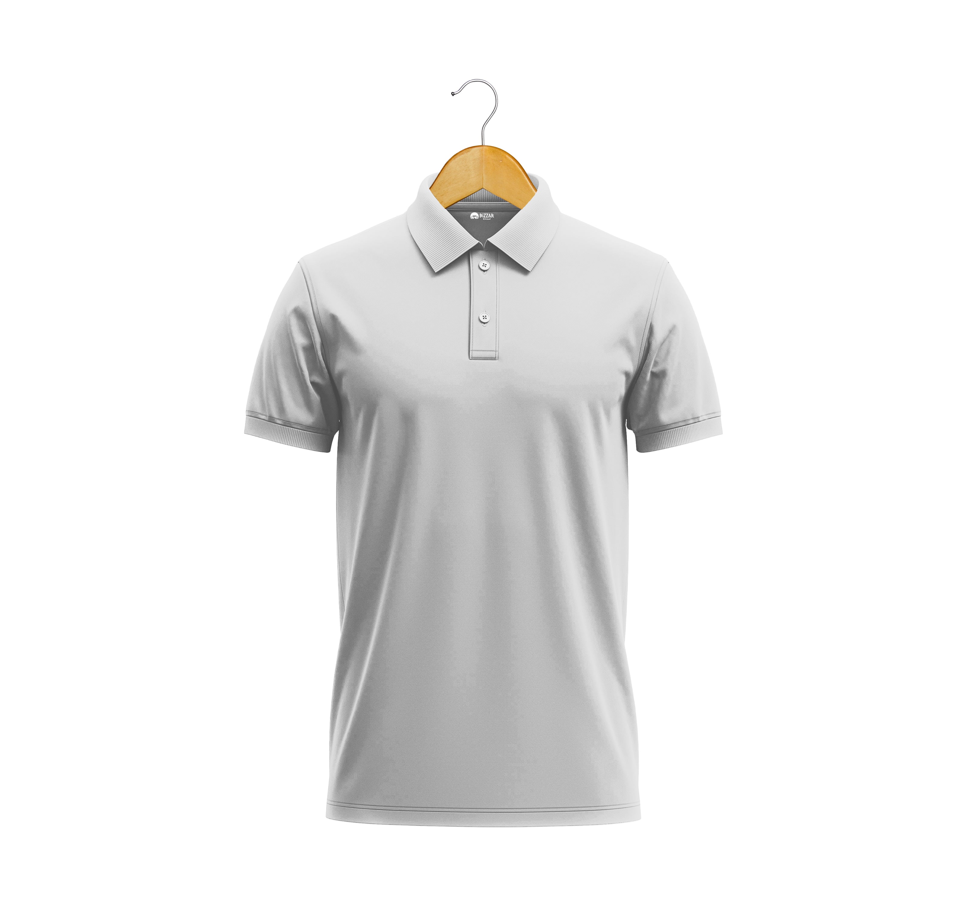 Polo Half Sleeve White T-Shirt